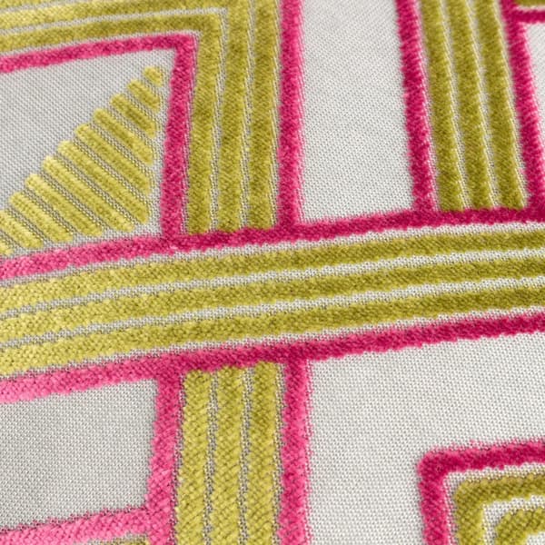 Paoletti Henley Jacquard Sammetskuddeöverdrag 50cm x 50cm Multi Multicoloured 50cm x 50cm