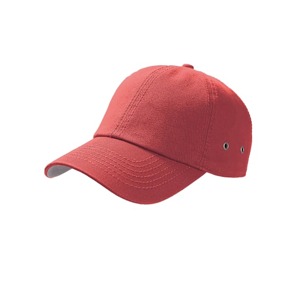 Atlantis Action 6 Panel Chino Baseball Cap One Size Röd Red One Size
