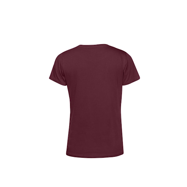 B&C Dam/Kvinnor E150 Organisk Kortärmad T-shirt XXL Burgund Burgundy XXL