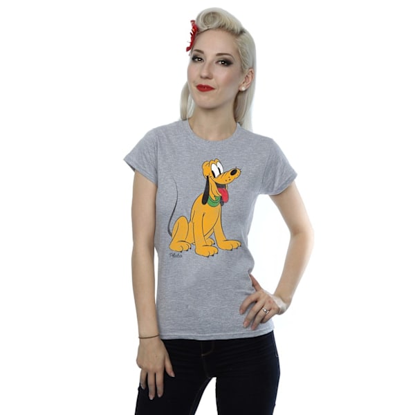 Disney Dam/Dam Classic Pluto Heather T-shirt L Heather Grå Heather Grey L