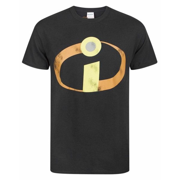The Incredibles Mens Logotyp T-Shirt XXL Svart Black XXL