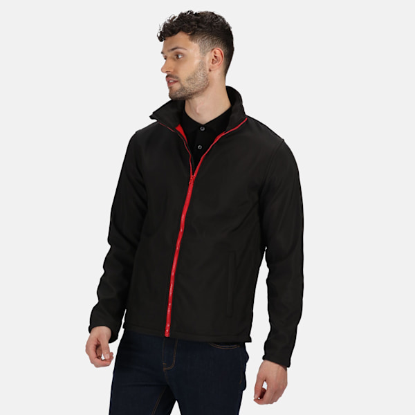 Regatta Professional Herr Softshelljacka M Svart/Klassisk Röd Black/Classic Red M