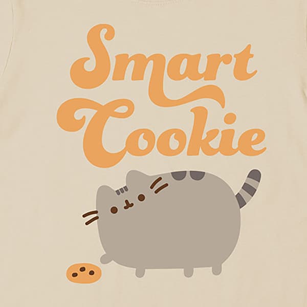 Pusheen Dam Smart Cookie T-Shirt S Sand Sand S