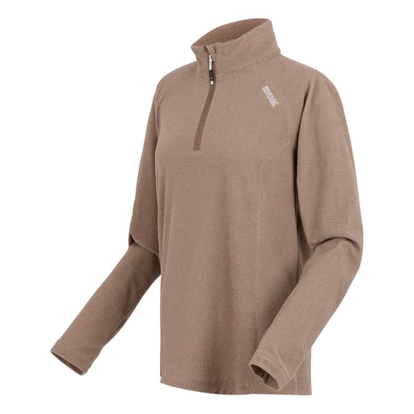 Regatta Great Outdoors Montes Half Zip Fleecetröja för damer Mocha 16 UK
