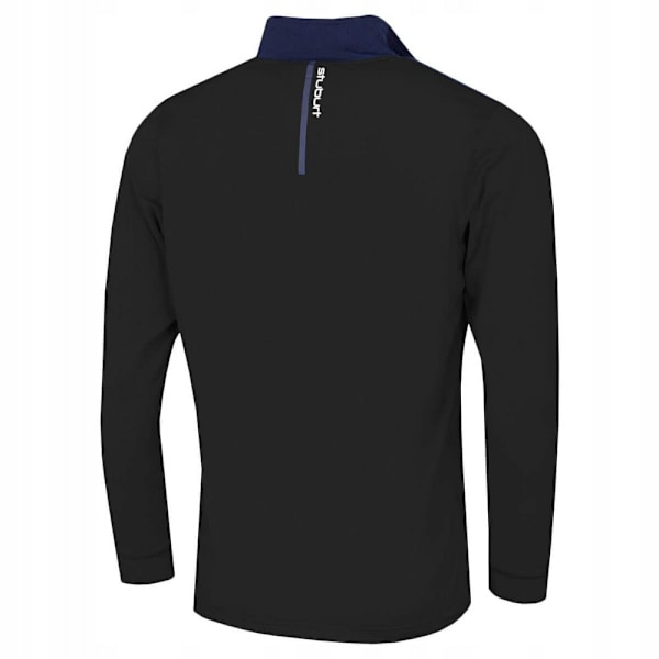 Stuburt Herr Halv Zip Mellanskikt L Svart Black L