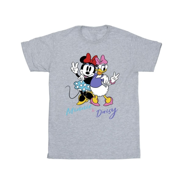Disney Girls Minnie Mouse And Daisy Cotton T-Shirt 3-4 Years Sp Sports Grey 3-4 Years