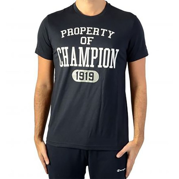 Champion Mens Property Of Champion T-shirt M Marinblå Navy M