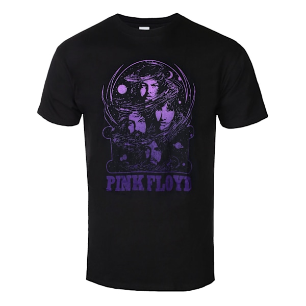 Pink Floyd Unisex Adult Swirl T-Shirt XL Svart Black XL