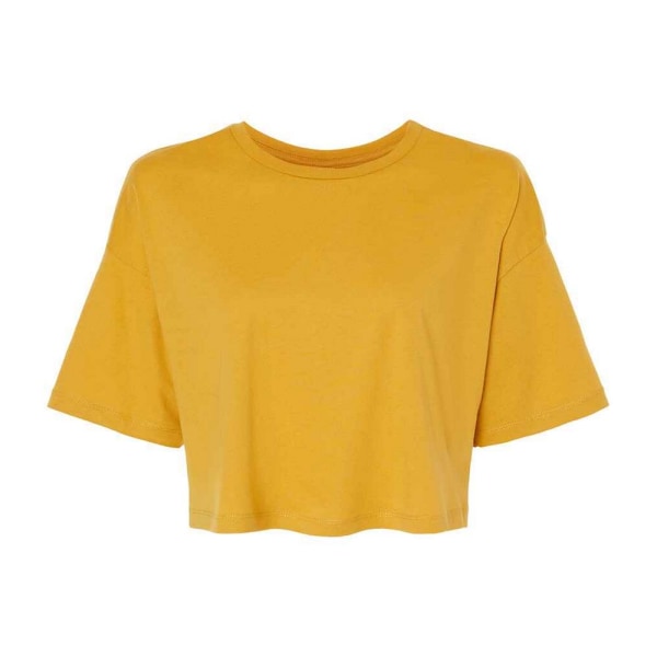 Bella + Canvas tröja för dam/dam Cropped Crop T-shirt S Must Mustard S