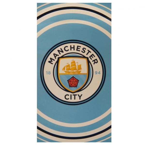 Manchester City FC Pulse Handduk One Size Blå Blue One Size