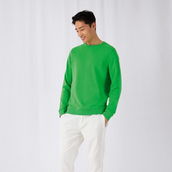 B&C Herr Organic Crew Neck Sweat XS Apple Green Apple Green XS