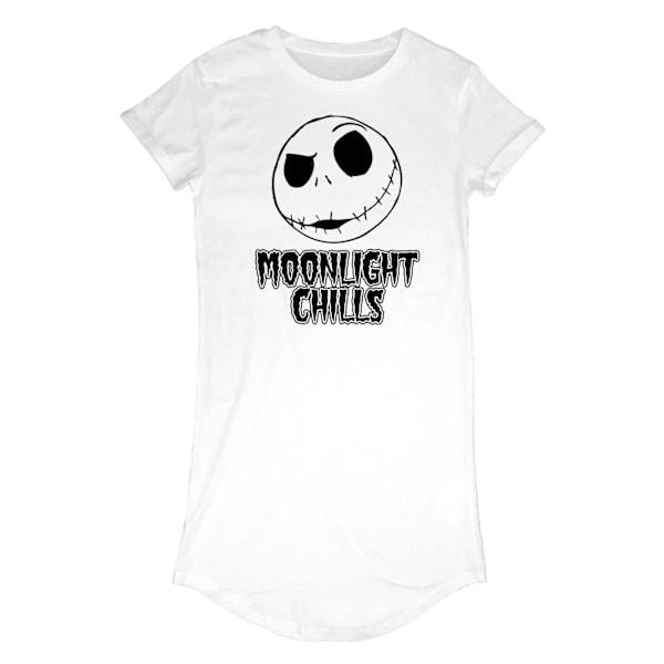 Nightmare Before Christmas Dam/Damer Moonlight Chills T-Shi White S