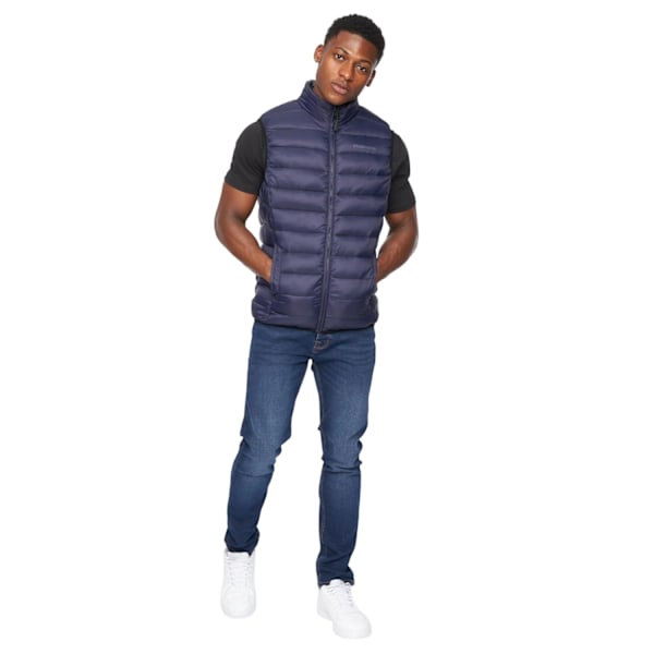 Crosshatch Herr Gattering Väst XL Marinblå Navy XL