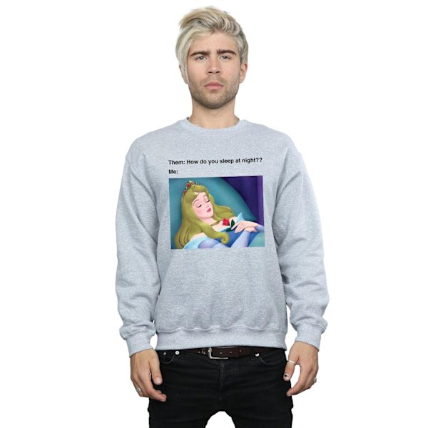 Disney Herr Sleeping Beauty Meme Sweatshirt XXL Sports Grey Sports Grey XXL