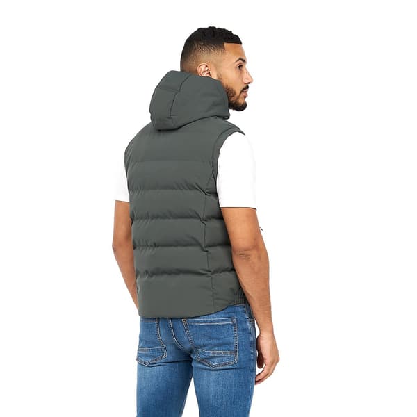 Crosshatch Herr Kampleys Präglad Väst L Djup Oliv Deep Olive L