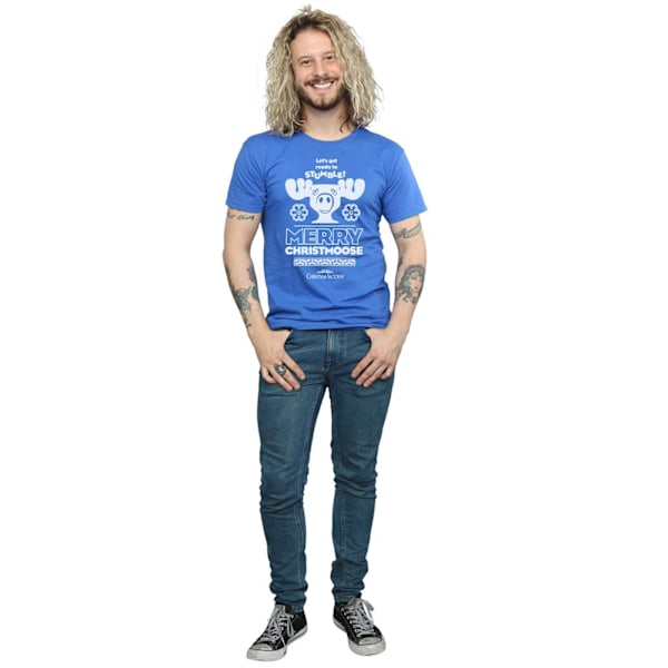 National Lampoon's Christmas Vacation Herr Merry Christmoose T-shirt Royal Blue L