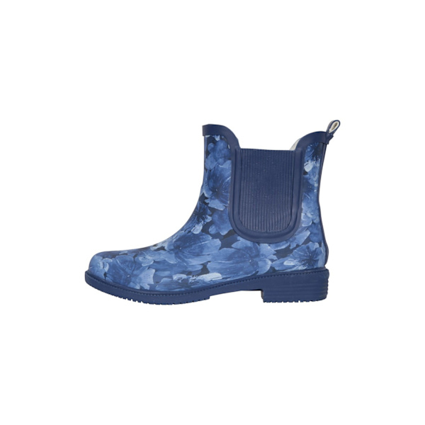 Mountain Warehouse Damskor/Dam Stövlar i Gummi med Blommönster Dark Blue 4 UK