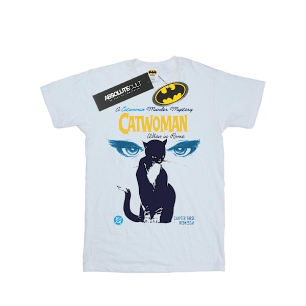 DC Comics Dam/Kvinnor Batman Catwoman When In Rome Bomullspojke White M