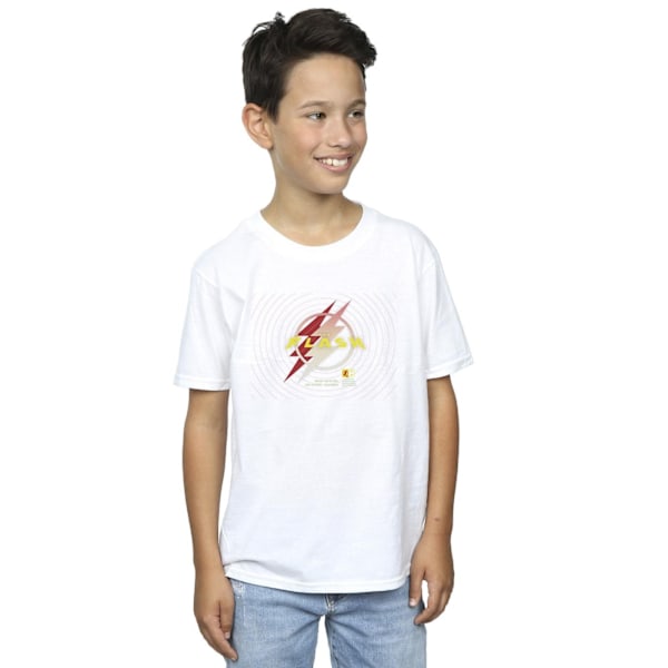 DC Comics Boys The Flash Lightning Logo T-Shirt 3-4 år Vit White 3-4 Years