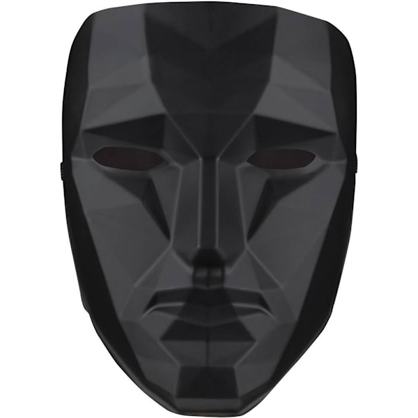 Squid Game Unisex Vuxen Front Man Mask One Size Svart Black One Size