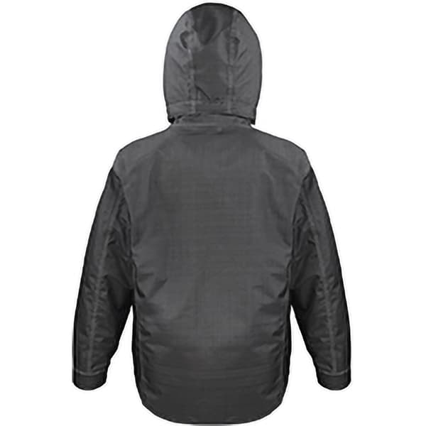 Result Herr Vattentät Denim Texturerad Robust Jacka M Svart Black M