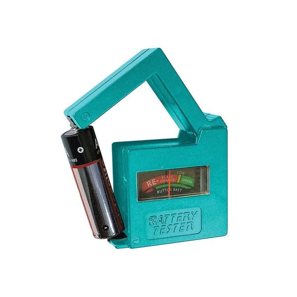 Faithfull Batteritestare För Aa, Aaa, C, D & 9v En Storlek Multi Multi Colour One Size