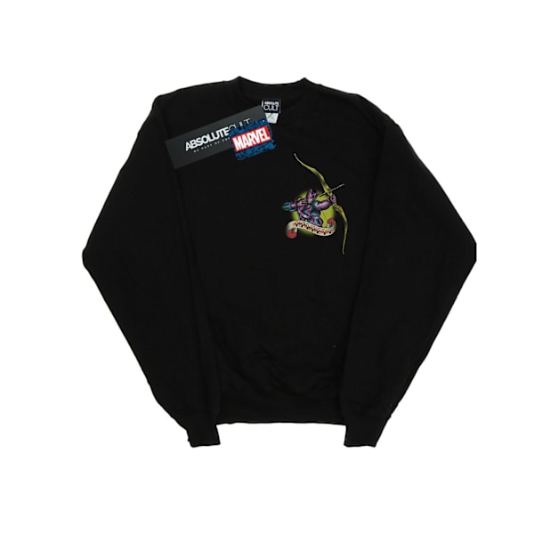 Marvel Pojkar Hawkeye Tatuering Brösttryck Sweatshirt 12-13 År Black 12-13 Years