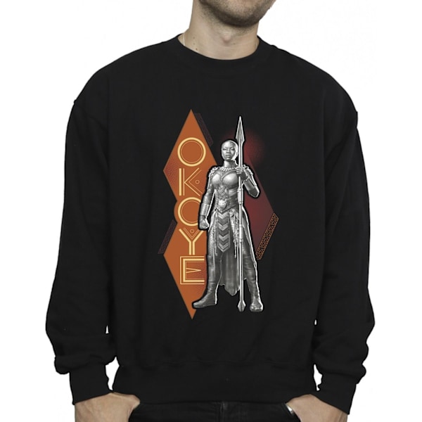 Marvel Wakanda Forever Okoye Stance Sweatshirt S Svart Black S