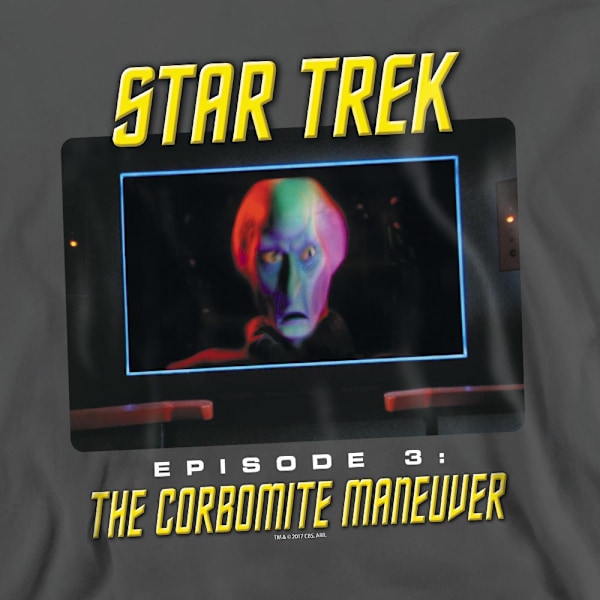 Star Trek Unisex Vuxen The Corbomite Maneuver Sweatshirt XL Cha Charcoal XL