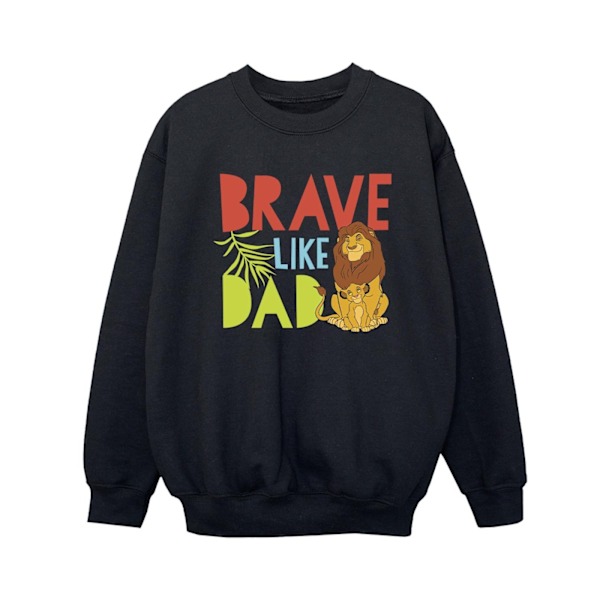 Disney Boys The Lion King Modig Som Pappa Sweatshirt 5-6 År B Black 5-6 Years