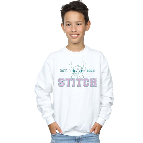 Disney Boys Lilo And Stitch Collegial Pastel Sweatshirt 3-4 Yea White 3-4 Years