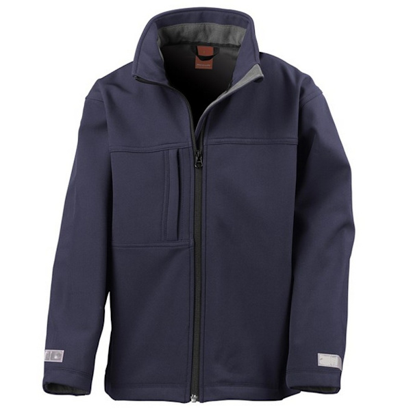 Result Barn/Barn Classic Soft Shell Jacka 3-4 År Marinblå Navy 3-4 Years