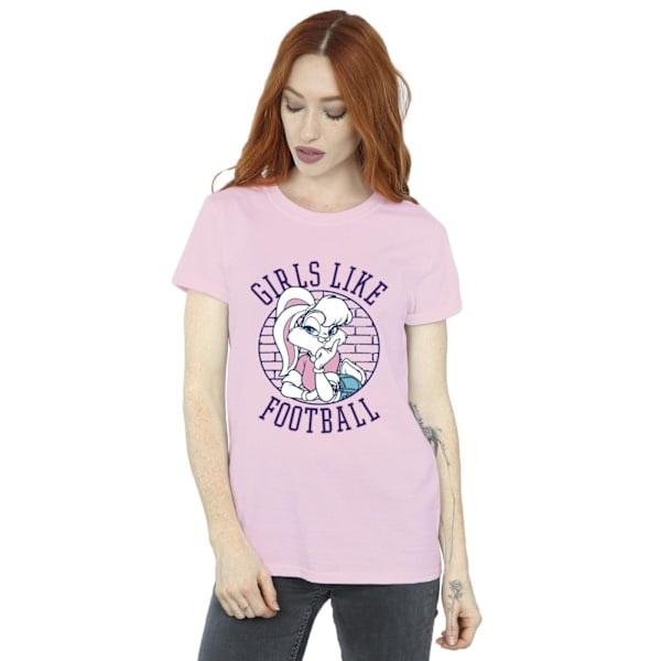 Looney Tunes Dam/Damer Lola Bunny Flickor Gillar Fotboll Cotto Baby Pink XL