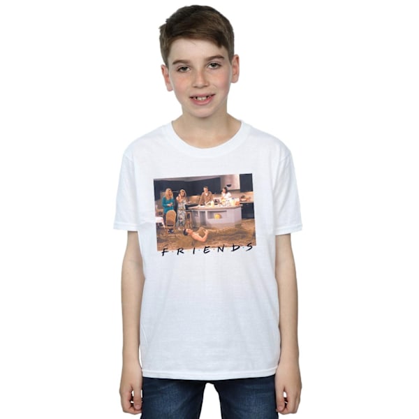 Friends Boys Joey Mermaid T-Shirt 9-11 år Vit White 9-11 Years