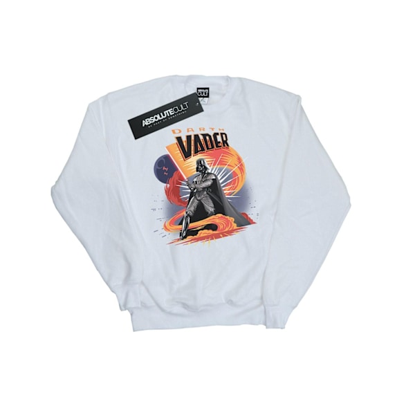 Star Wars Darth Vader Swirling Fury Sweatshirt M Vit White M