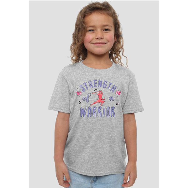 Mulan Barn/Ungdom Styrkan Hos En Krigare T-Shirt 12-13 År Sport Heather 12-13 Years