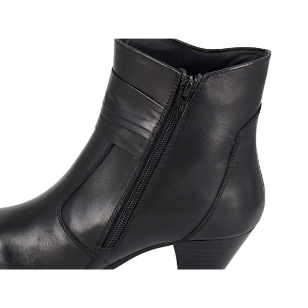 Cipriata Damskor/Kvinnors Claretta Läder Ankle Boots Storlek 6 UK Svart Black 6 UK