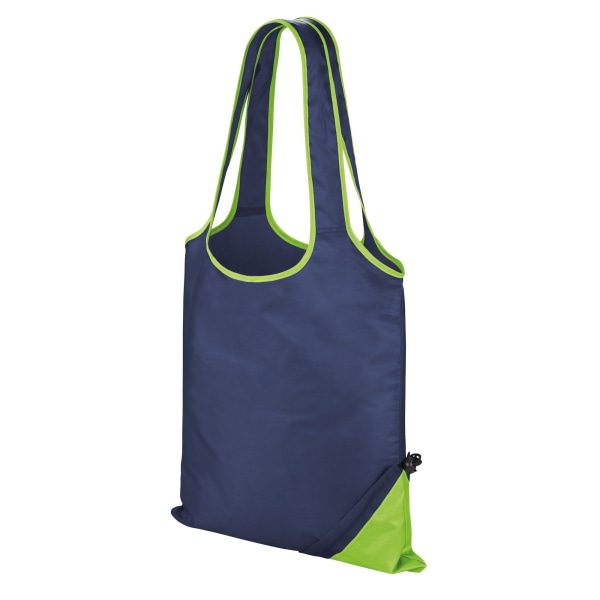 Resultat Core Compact Shopping Bag One Size Marinblå/Lime Navy/Lime One Size