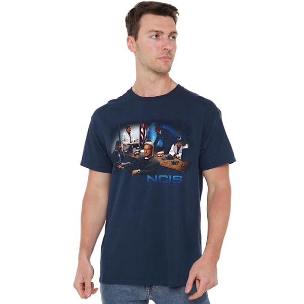NCIS Herr Original Cast T-Shirt XL Marinblå Navy XL
