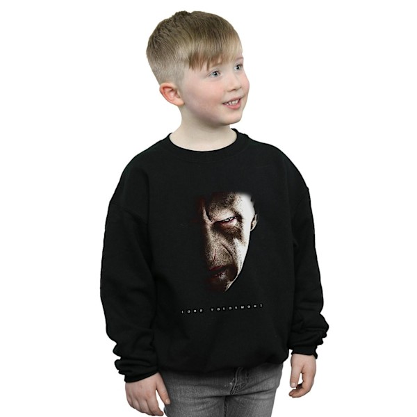 Harry Potter Pojkar Lord Voldemort Porträtt Sweatshirt 12-13 År Black 12-13 Years