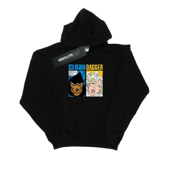 Marvel Herr Cloak And Dagger Comic Panels Hoodie S Svart Black S