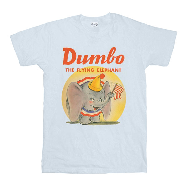 Disney Girls Dumbo Flygande Elefant Bomull T-shirt 12-13 År W White 12-13 Years