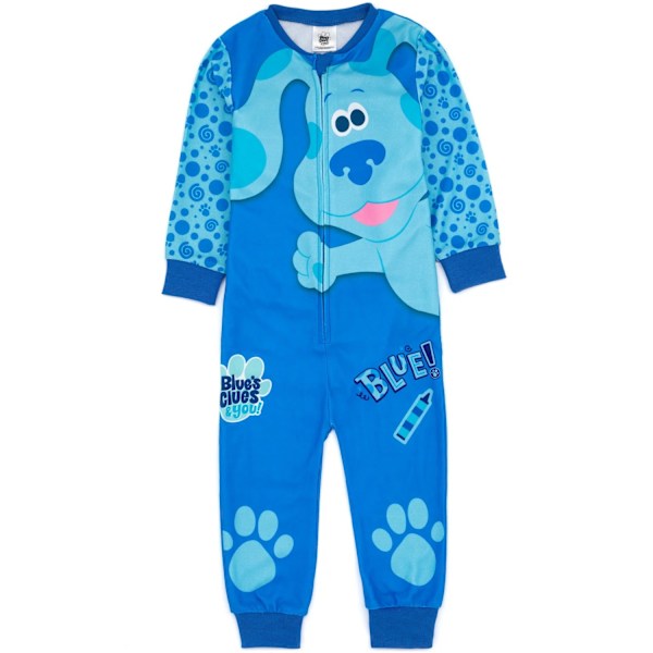 Blue's Clues & You! Barnkläder/Barn Fleece Pyjamas 4-5 År B Blue 4-5 Years
