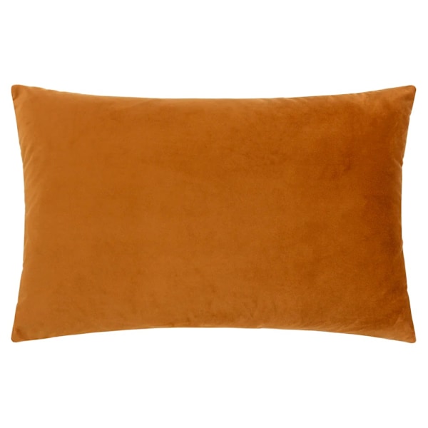 Paoletti Lexington Jacquard Sammetskuddeöverdrag 40cm x 60cm Ginger Ginger/Grey 40cm x 60cm
