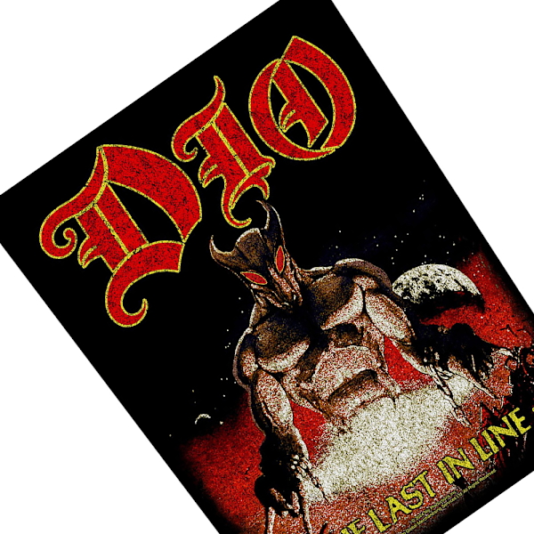Dio The Last In Line Patch En Storlek Svart/Röd Black/Red One Size
