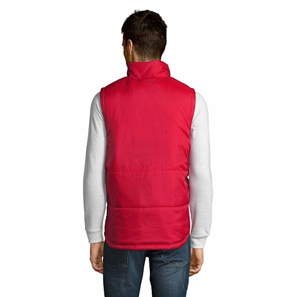 SOLS Varm Unisex Vadderad Bodywarmer Jacka 3XL Röd Red 3XL