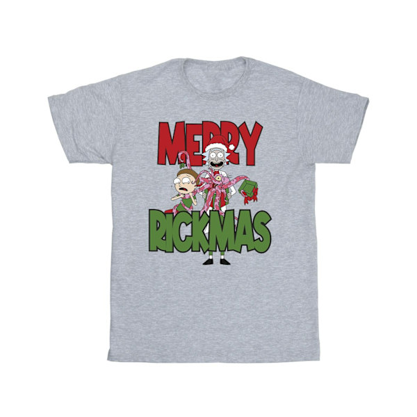 Rick And Morty Herr Merry Rickmas T-shirt M Sports Grey Sports Grey M