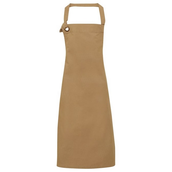 Premier Unisex Vuxen Calibre Haklappsförkläde En Storlek Khaki Khaki One Size