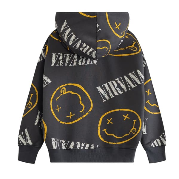 Nirvana Barn/Kids Logohuvtröja och Joggers Set 3-4 år Grå Grey 3-4 Years