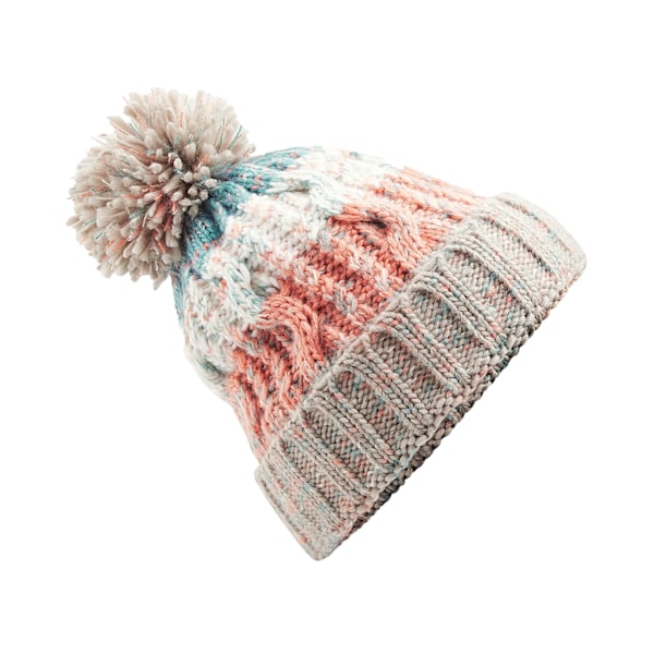 Beechfield Unisex Vuxen Korkdrag Knitad Pom Pom Mössa O Milkshake Mix One Size
